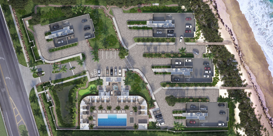 photorealistic site plan