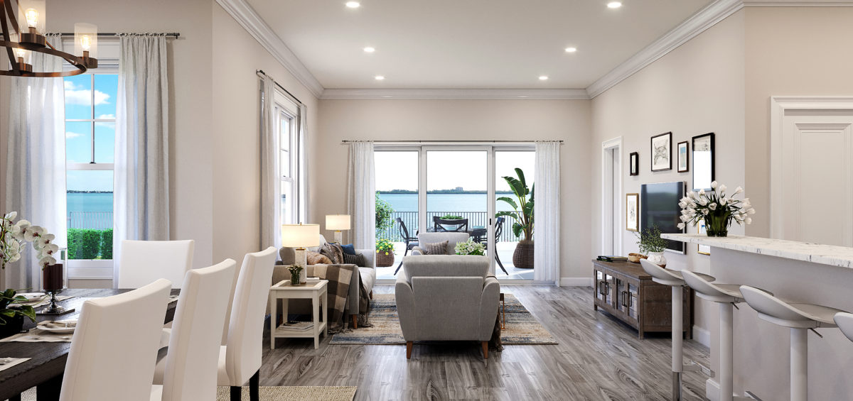 3d home tour - Living Room 360 Panorama