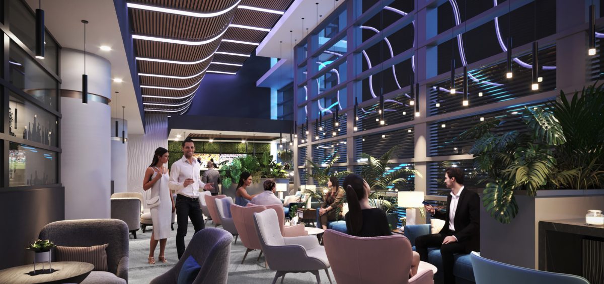 Bar & lounge rendering