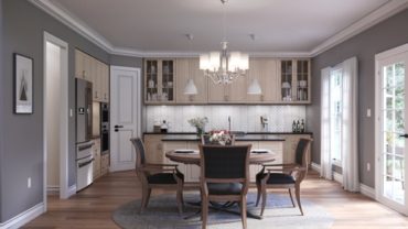3D Rendered Kitchen in Pano