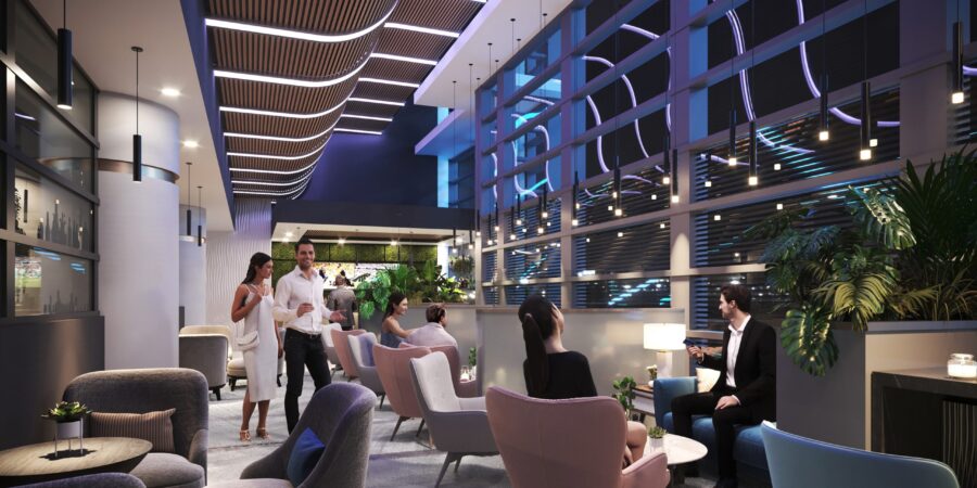 3D Interior Rendering Bar & lounge